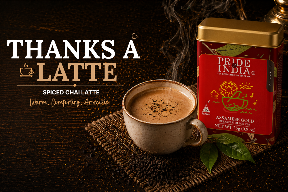 SPICED CHAI LATTE WITH ASSAM TEA