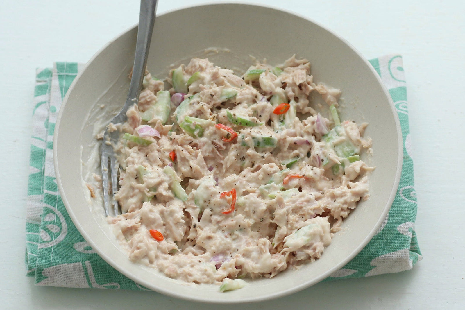 LEMON CHILI PEPPER TUNA SALAD RECIPE