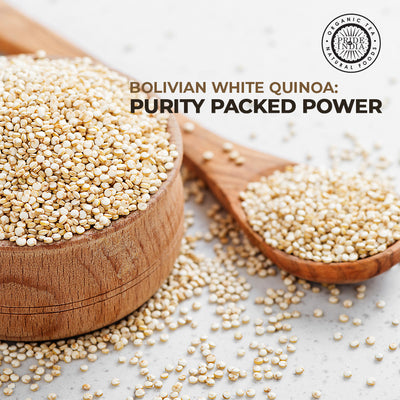 White Royal Quinoa - Protein Rich Whole Grain Jar - Pride Of India