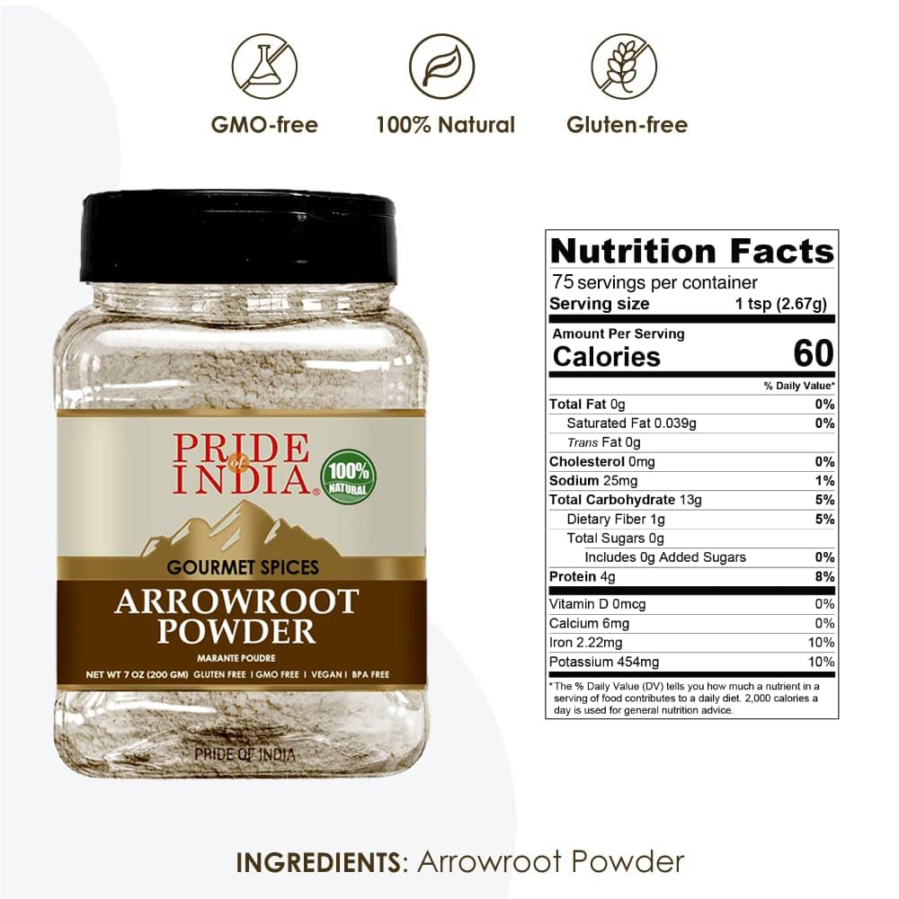Gourmet Arrowroot Ground Powder