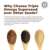 Triple Omega Superseed Mix - Chia Flax & Sesame Superfood Jar - Pride Of India