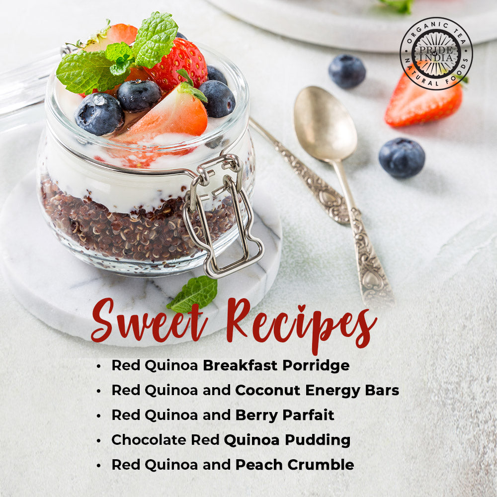 Red Royal Quinoa - Protein Rich Whole Grain Jar - Pride Of India