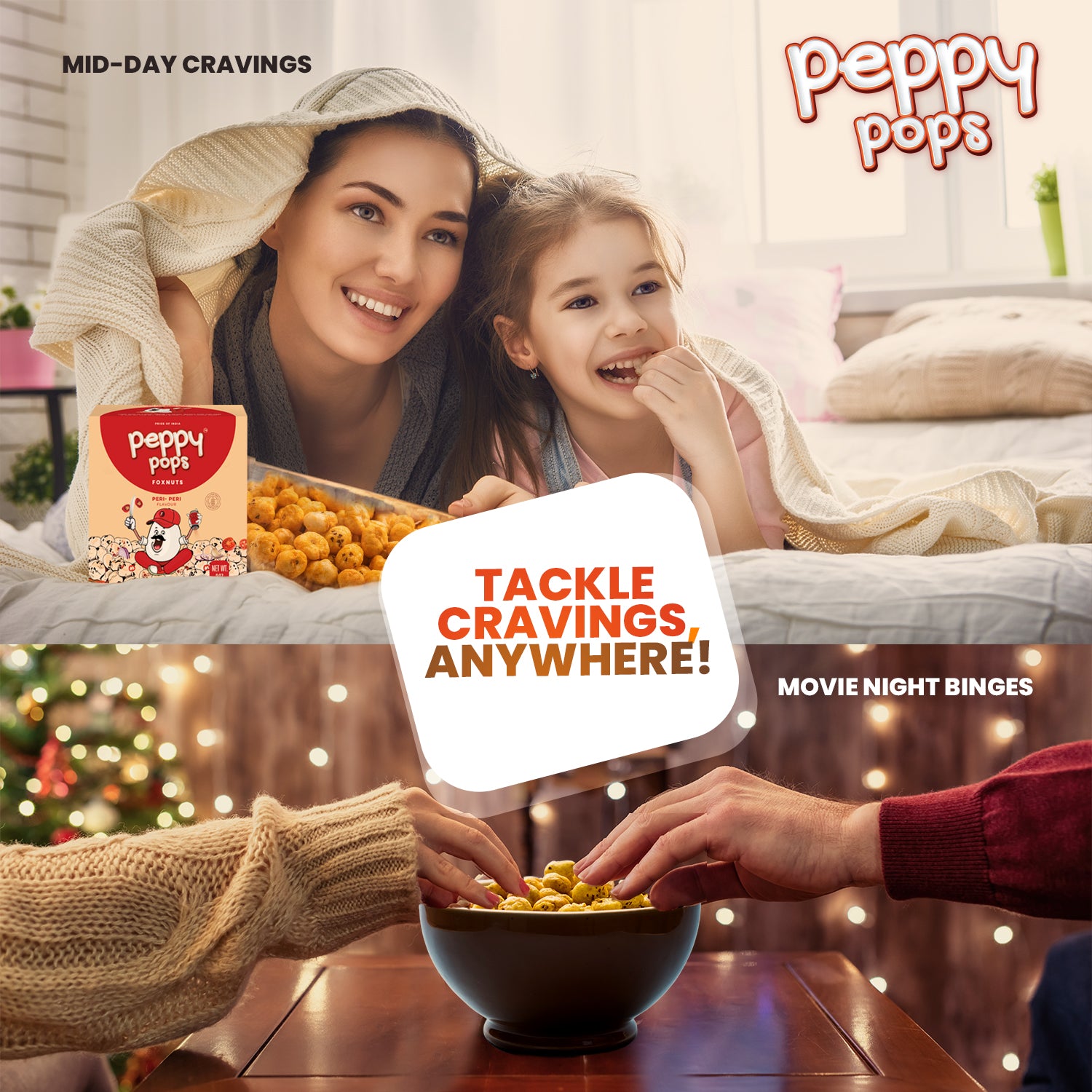 PEPPY POPS PERI PERI ROASTED FOXNUTS - Pride Of India