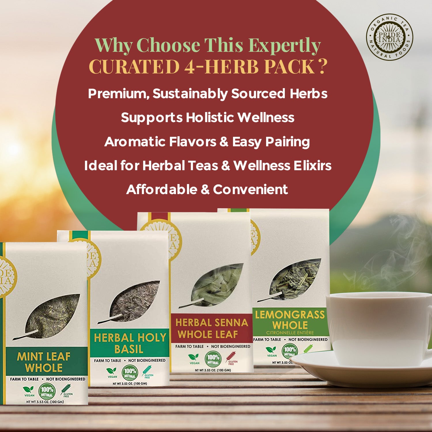 Herbal Tea Lovers Set - Pride Of India