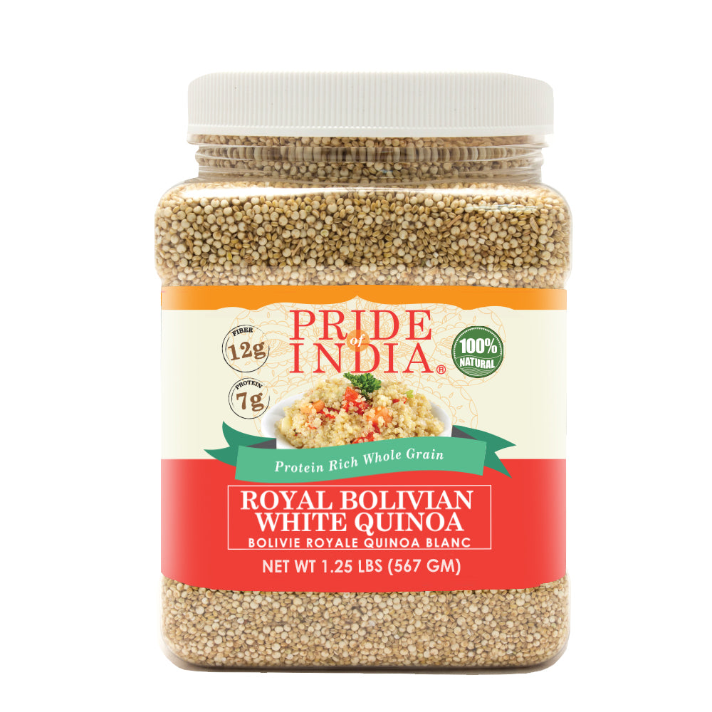 White Royal Quinoa - Protein Rich Whole Grain Jar