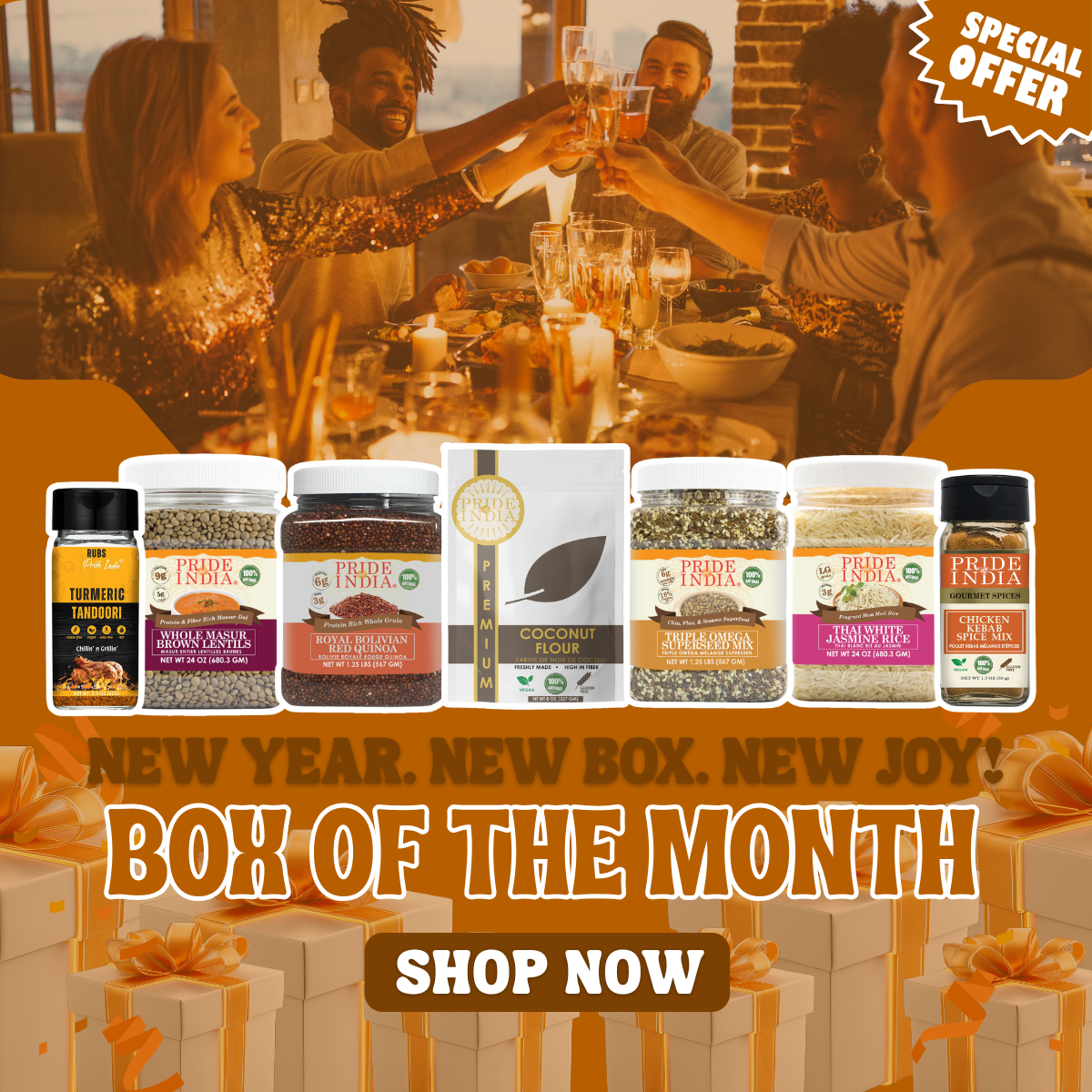 NEW YEAR SPECIAL BOX 2026 - Pride Of India