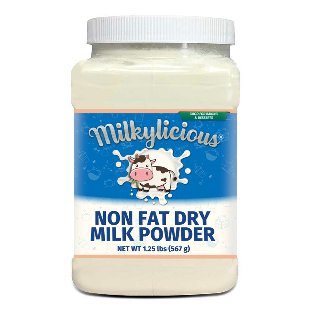Milkylicious Non-Fat Dry Milk Powder – 1.25 lbs Jar