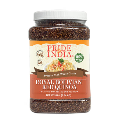 Red Royal Quinoa - Protein Rich Whole Grain Jar - Pride Of India