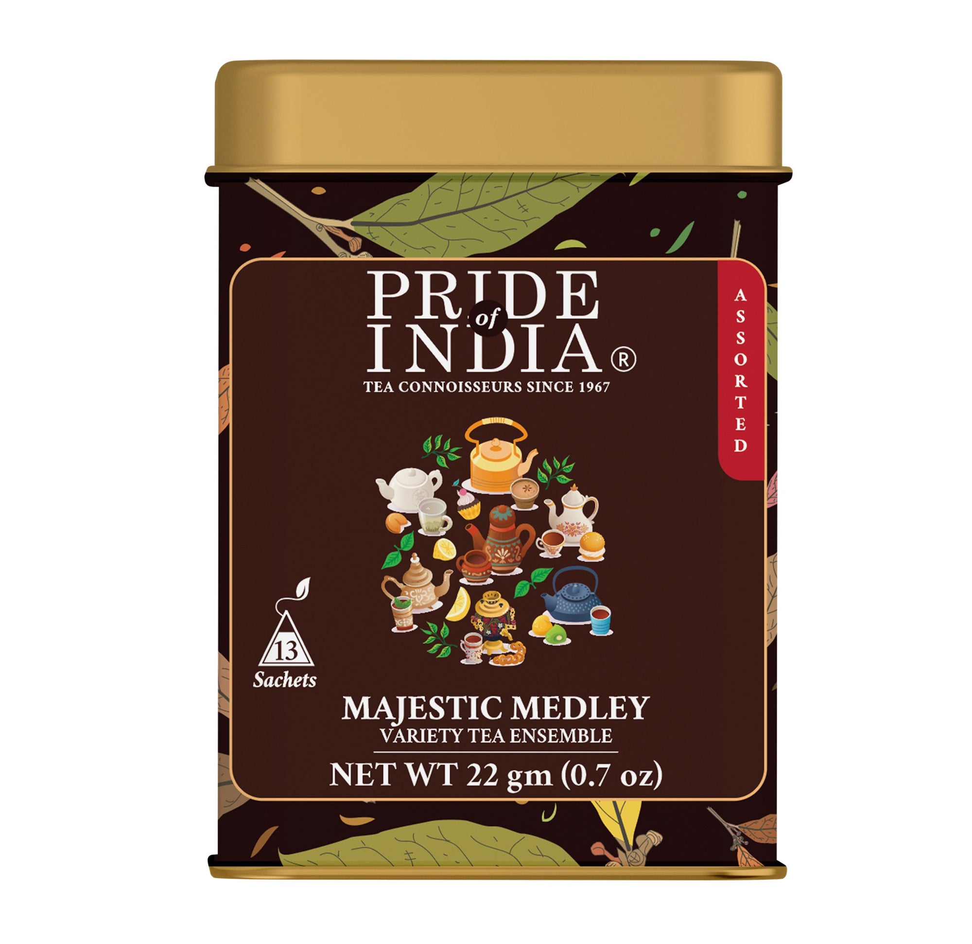 Majestic Medley - Variety Tea Enssemble Bags - Pride Of India