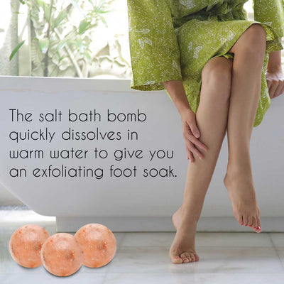Himalayan Pink Salt Bath Ball by Pride of India – Easily Soluble – Good for Refreshing & Hydrating Bath – Mineral Rich Spa Ritual – Easy to Use - Ideal Gift for Any Occasion - Pride Of India