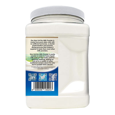 Non Fat Dry Milk Powder - 2.2 Pounds / 1 Kilo Jar by Green Heights - Pride Of India