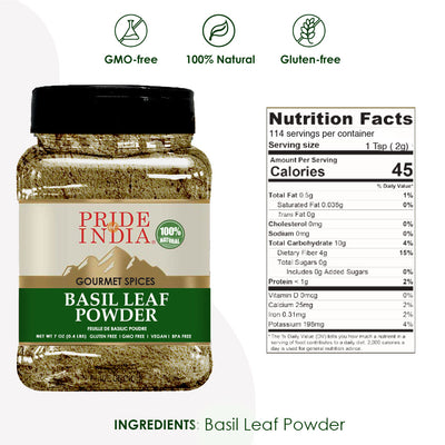 Gourmet Basil Leaf Ground - Pride Of India