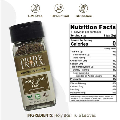Gourmet Tulsi (Holy Basil) Cut & Sifted - Pride Of India