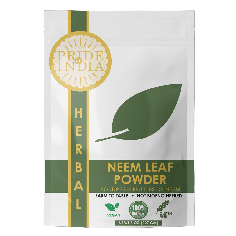 Natural Neem/Margosa Herb Powder, (8 Oz 227 gm) - Pride Of India